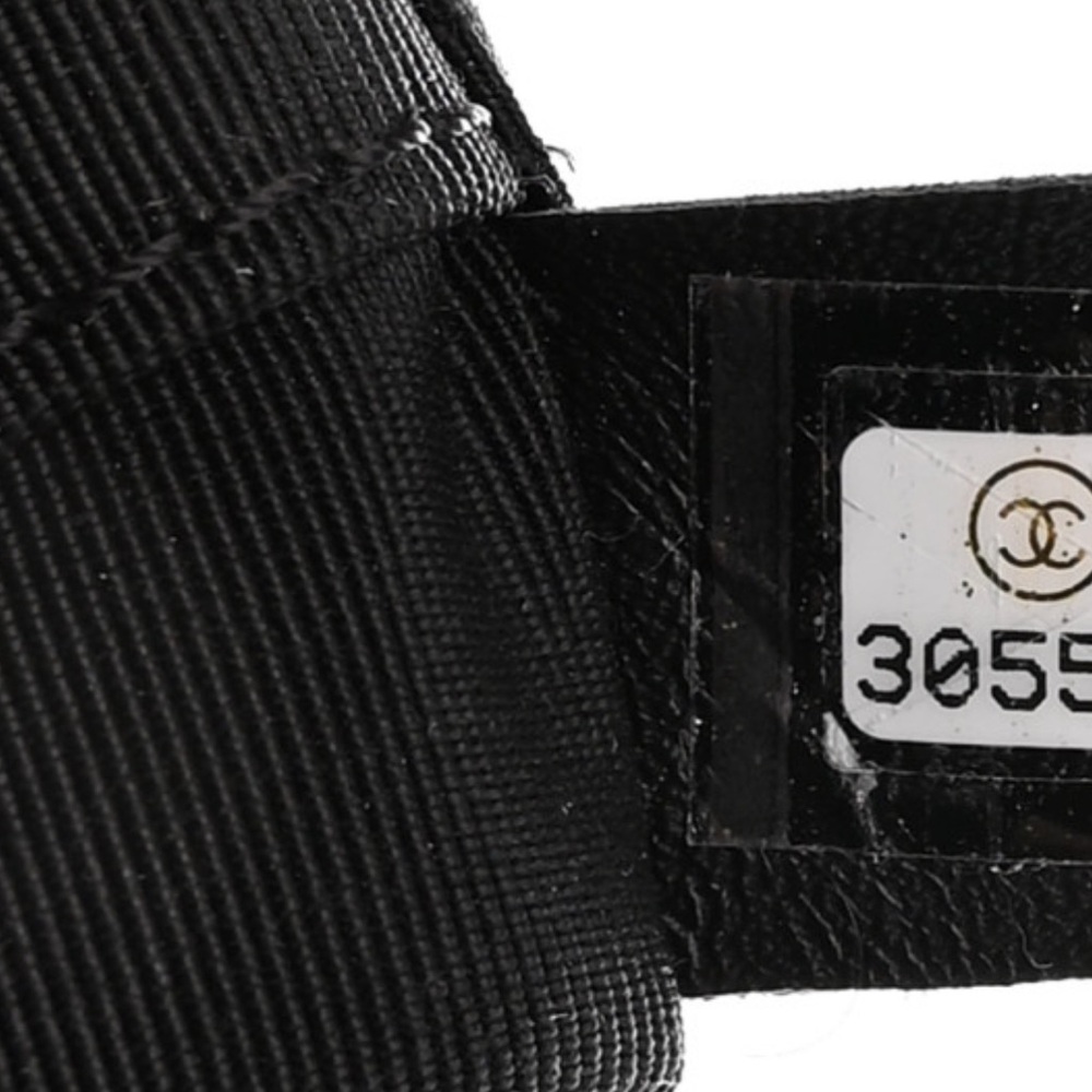 Authentic CHANEL Aged Calfskin Medium Studded Deauville Tote in Black - Picture 6 of 10